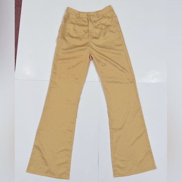 Emory Park Lexi High Waist Wide Leg Trouser w/Pleats in Butter Pants Size Small - Picture 4 of 7